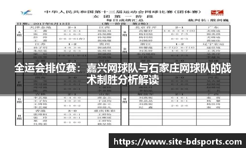 全运会排位赛：嘉兴网球队与石家庄网球队的战术制胜分析解读